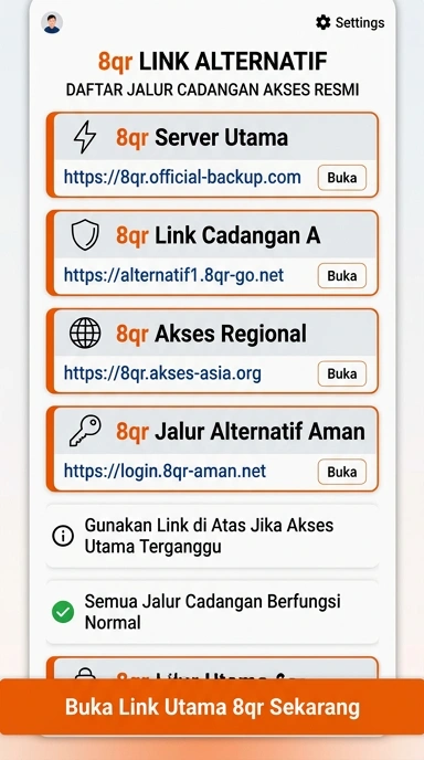 Tampilan link alternatif 8qr