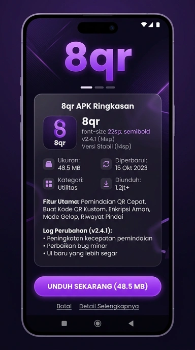 Tampilan halaman APK 8qr